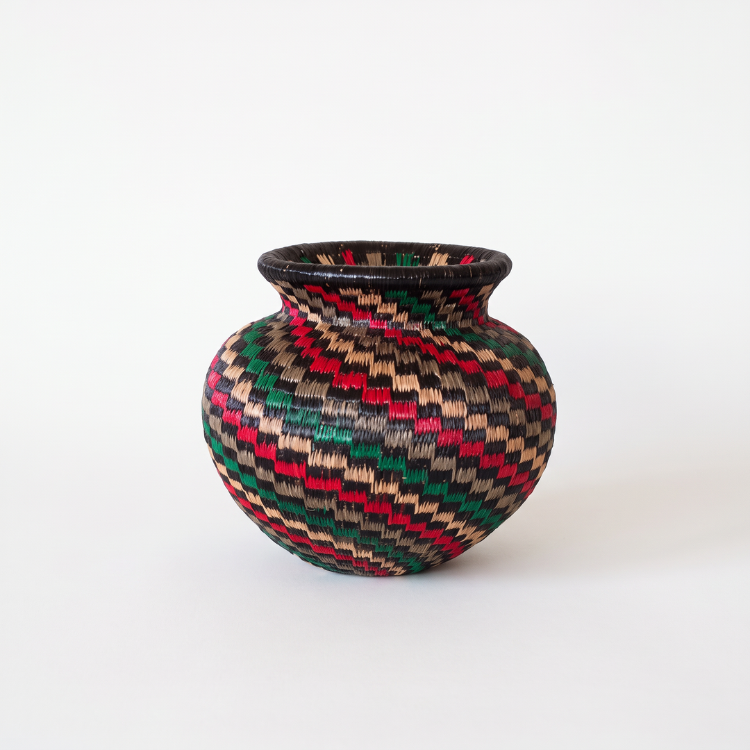 Mini Colourful Shell - Panama Wounaan Basket