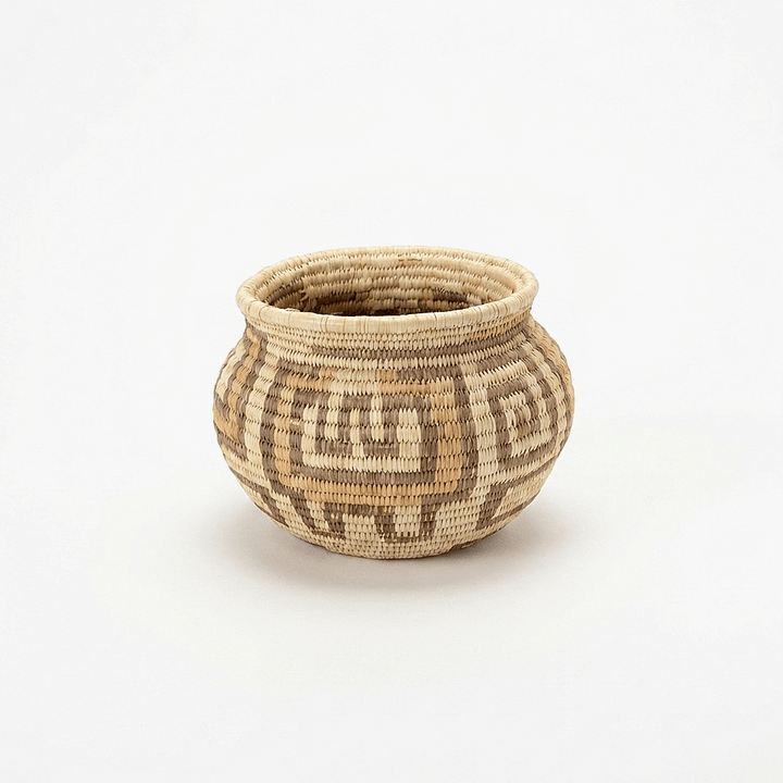 Vintage Selva Woven Basket