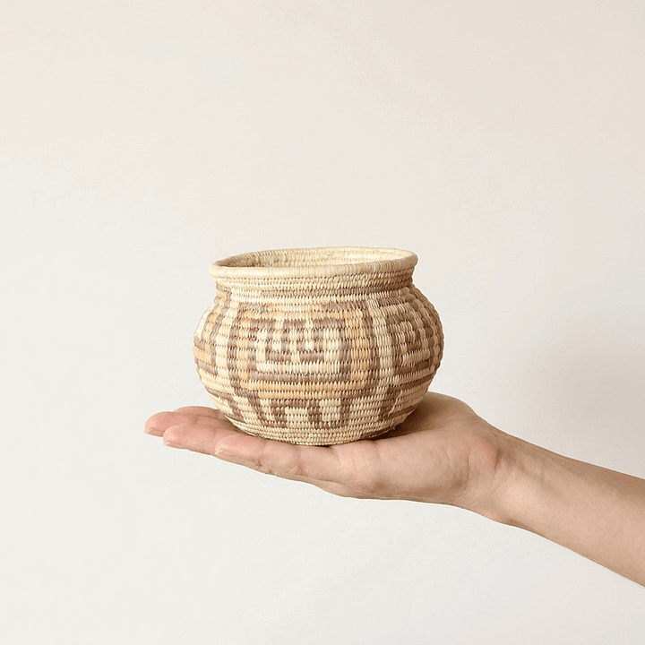 Vintage Selva Woven Basket