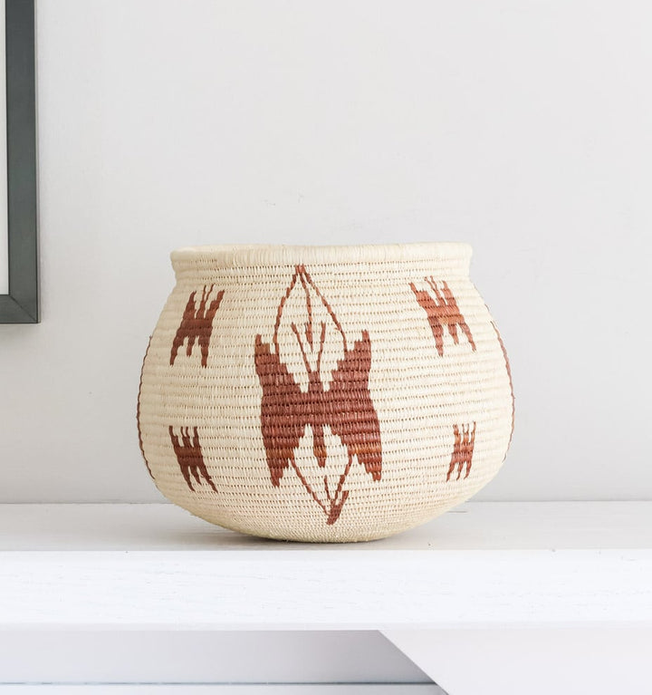 Vintage Cielo Woven Basket