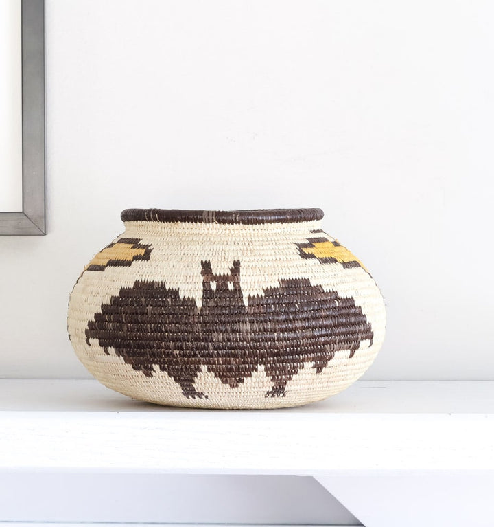 Vintage Veragua Woven Basket