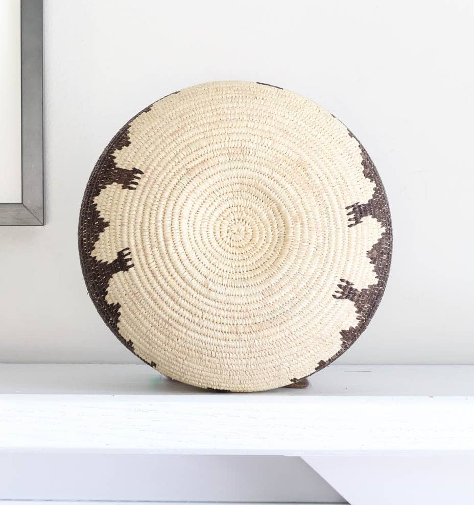 Vintage Veragua Woven Basket