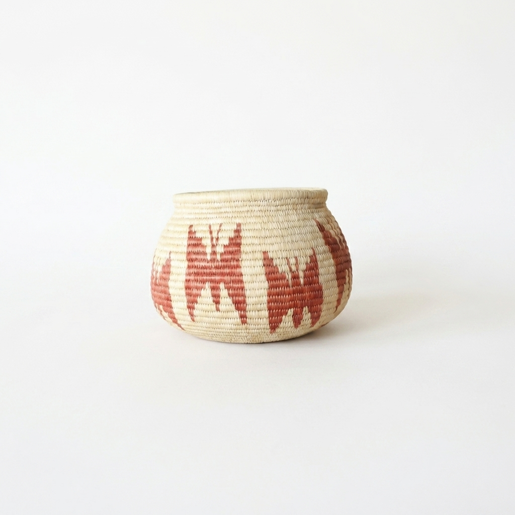 Vintage Sombra Woven Basket