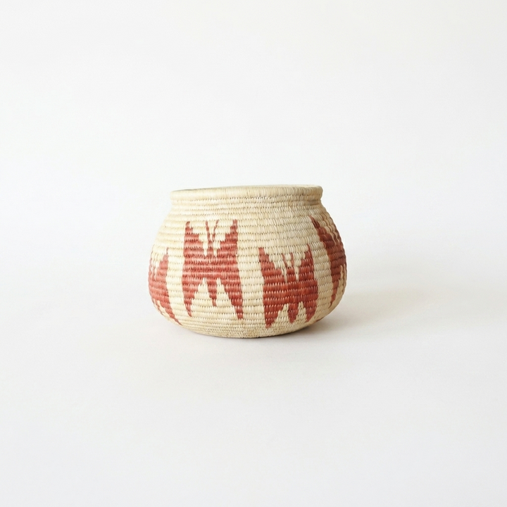 Vintage Sombra Woven Basket