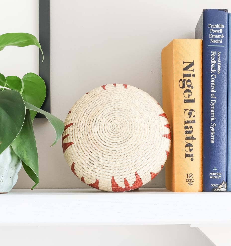 Vintage Sombra Woven Basket