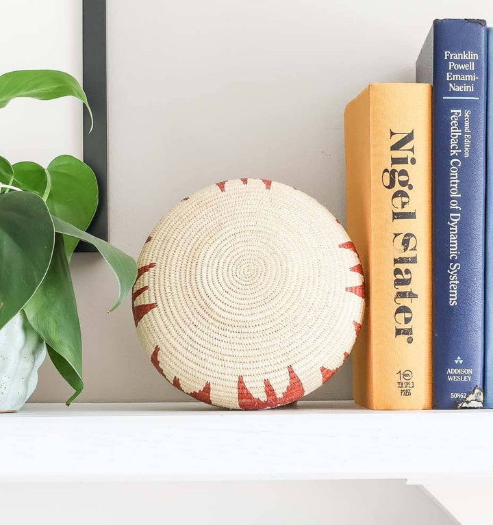 Vintage Sombra Woven Basket