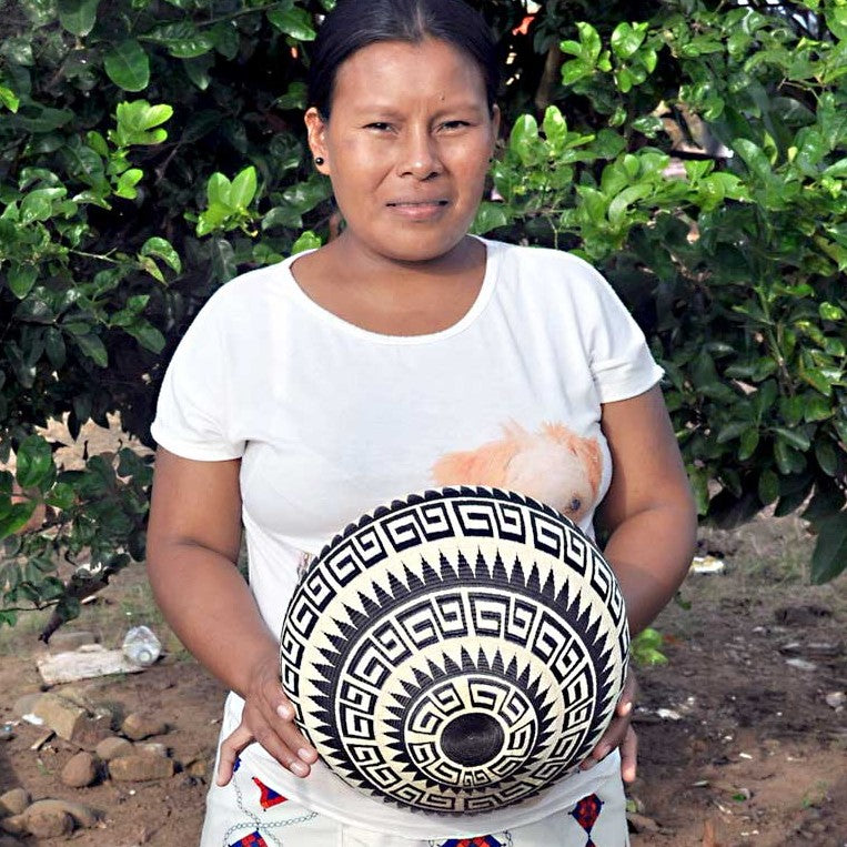 Adelaida Ortiz, the weaver who made this piece