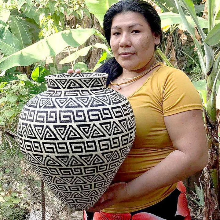 Tapered Hösig Di - Panama Wounaan Basket