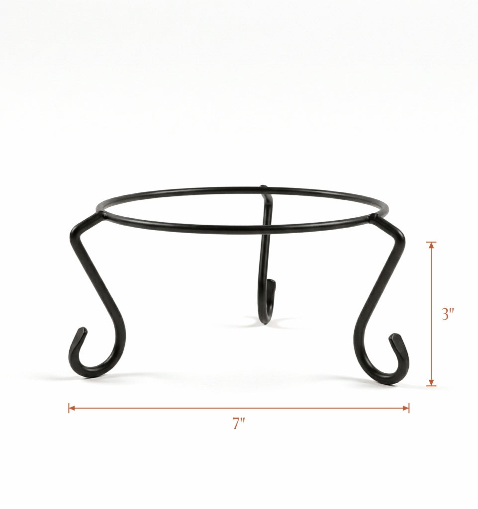 Metal Display Stand for Decorative Woven Baskets